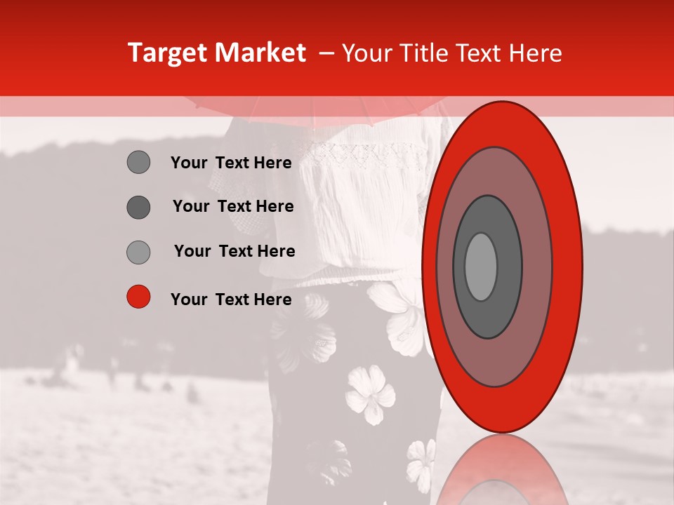 Skirt Umbrella Asian PowerPoint Template