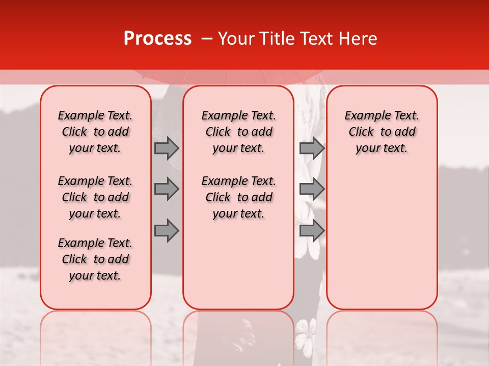 Skirt Umbrella Asian PowerPoint Template