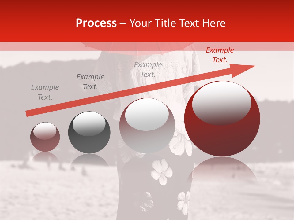 Skirt Umbrella Asian PowerPoint Template