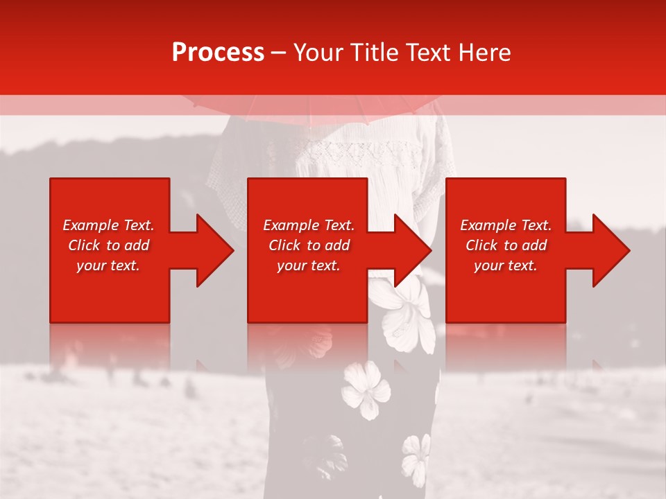 Skirt Umbrella Asian PowerPoint Template