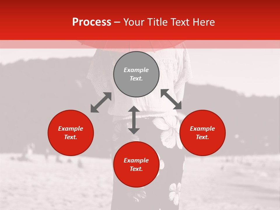 Skirt Umbrella Asian PowerPoint Template