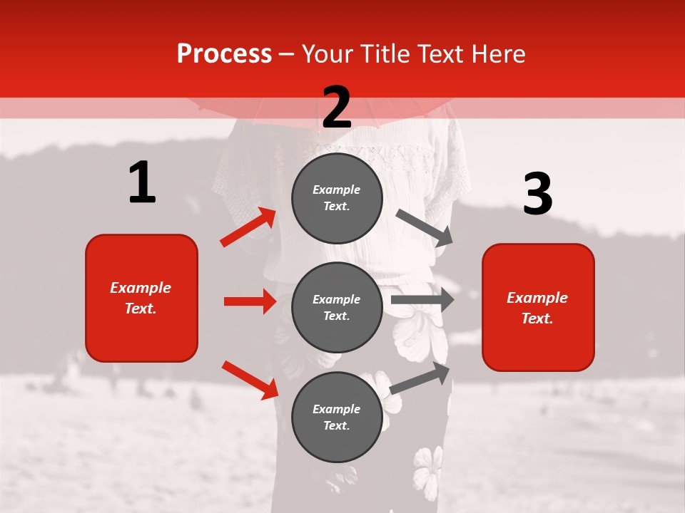 Skirt Umbrella Asian PowerPoint Template