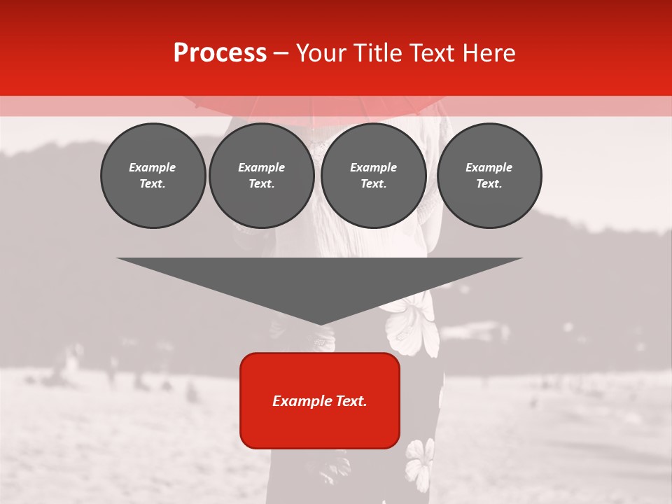 Skirt Umbrella Asian PowerPoint Template