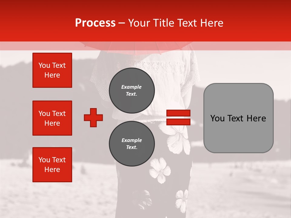 Skirt Umbrella Asian PowerPoint Template