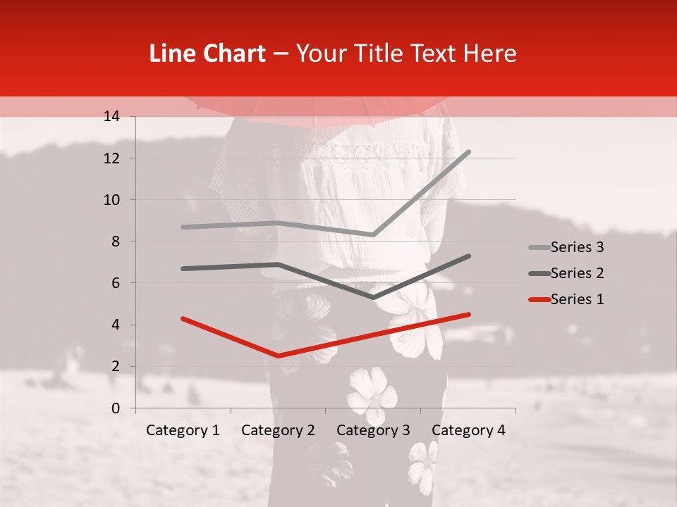 Skirt Umbrella Asian PowerPoint Template