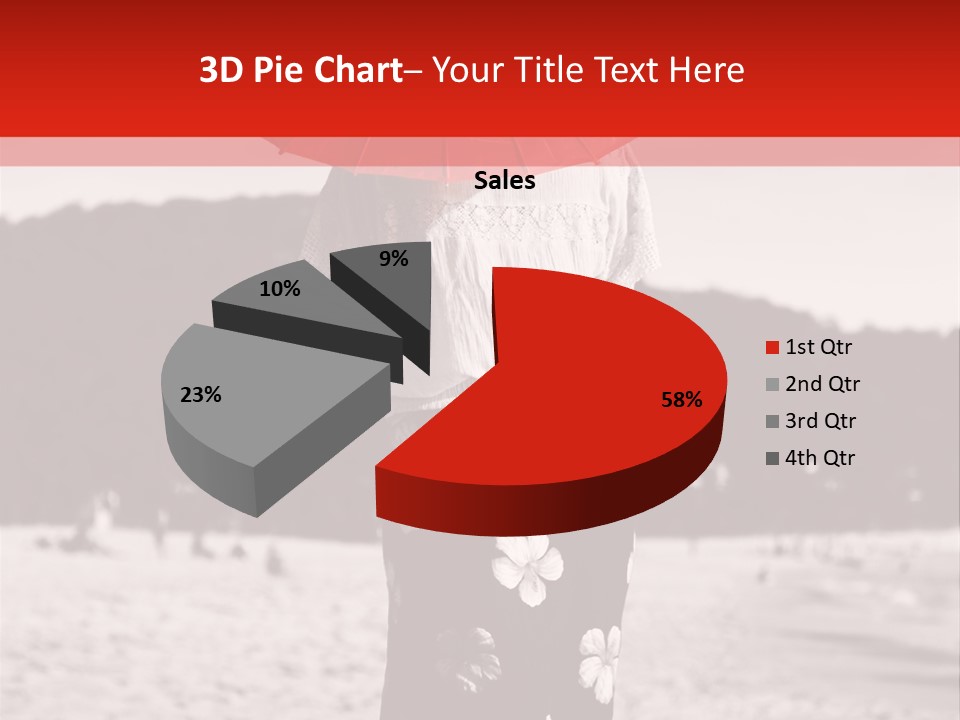 Skirt Umbrella Asian PowerPoint Template