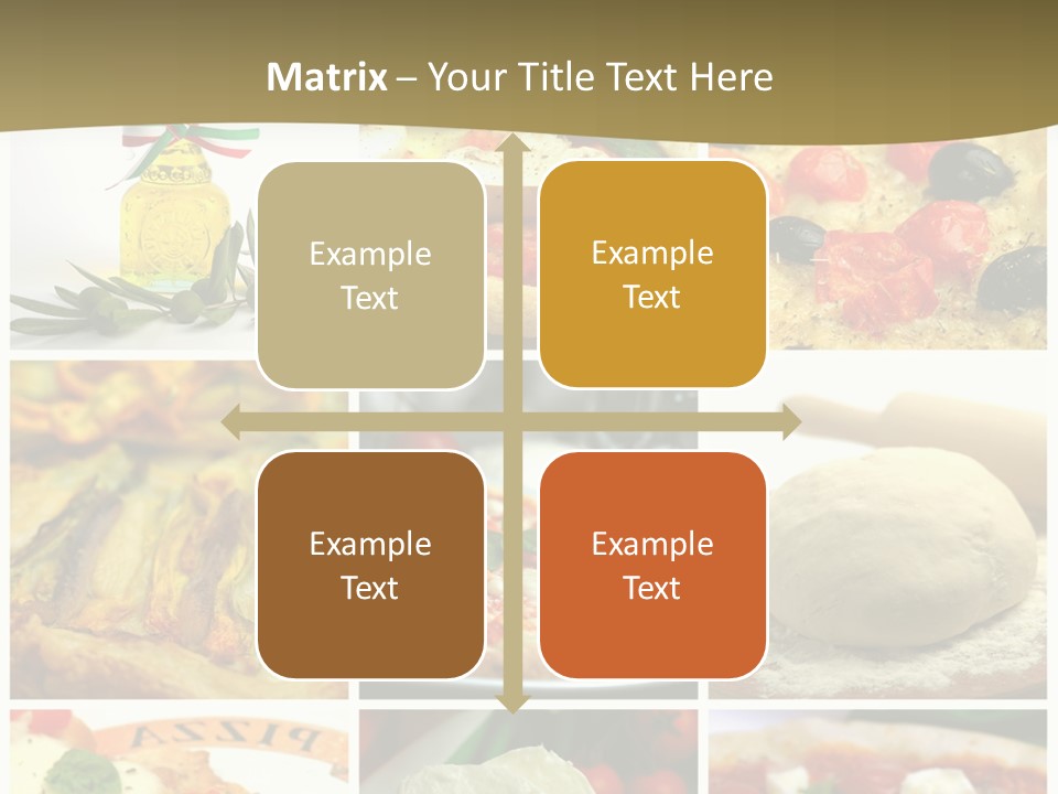 Italian Dinner Basil PowerPoint Template