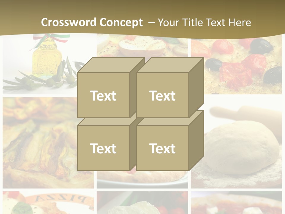 Italian Dinner Basil PowerPoint Template