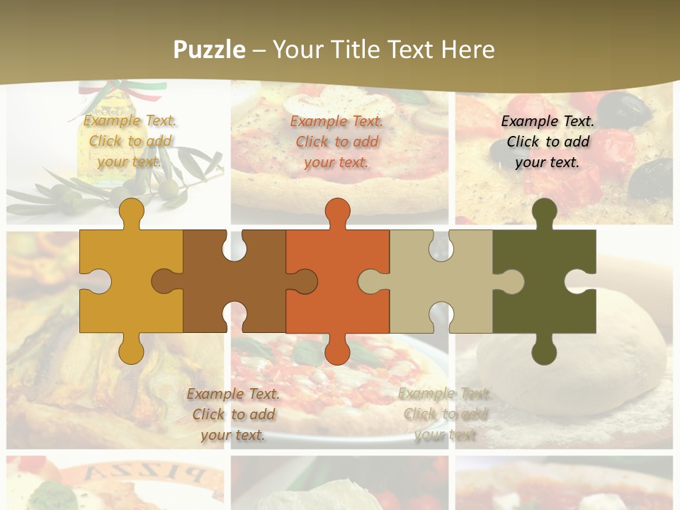 Italian Dinner Basil PowerPoint Template