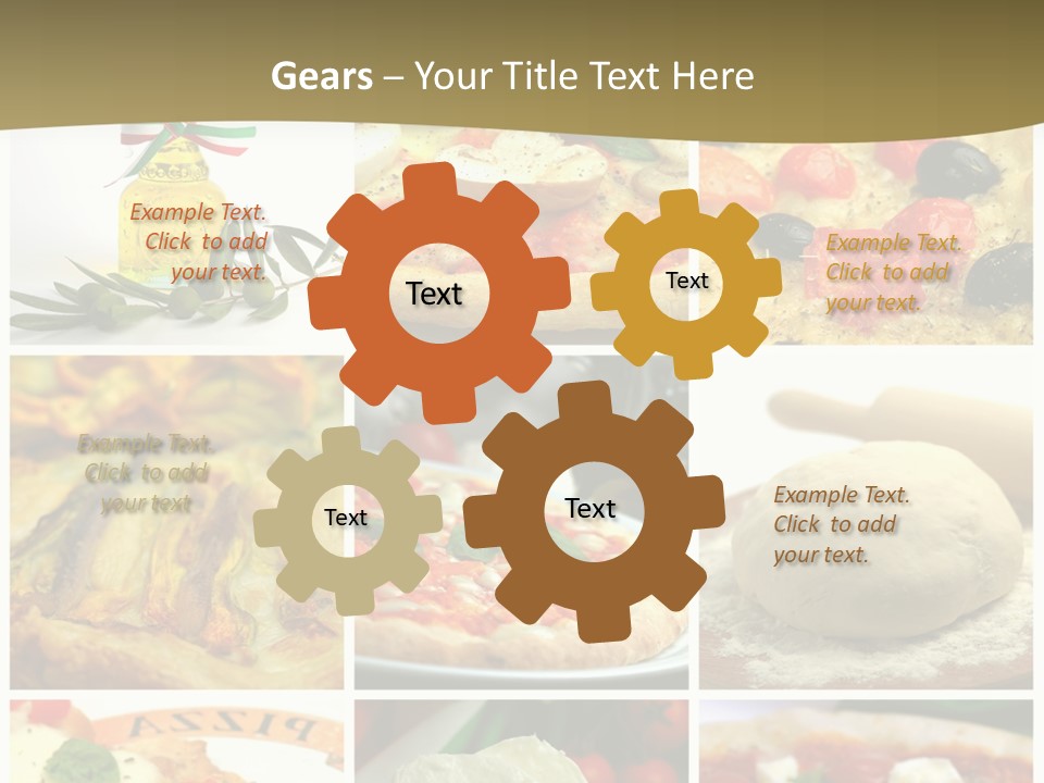 Italian Dinner Basil PowerPoint Template