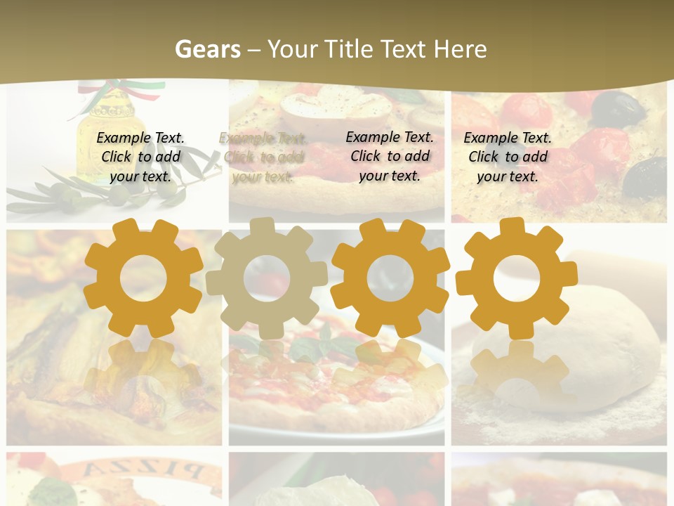 Italian Dinner Basil PowerPoint Template