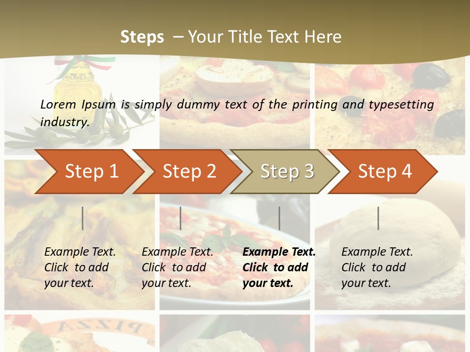 Italian Dinner Basil PowerPoint Template