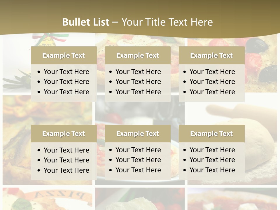 Italian Dinner Basil PowerPoint Template