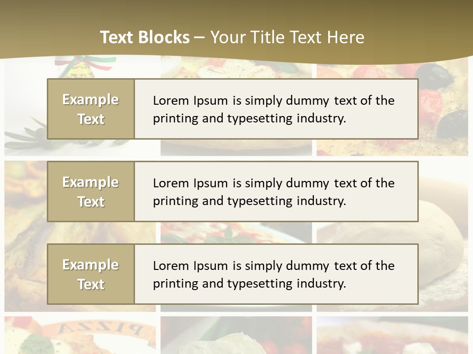 Italian Dinner Basil PowerPoint Template