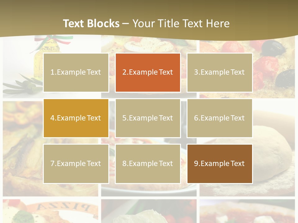 Italian Dinner Basil PowerPoint Template