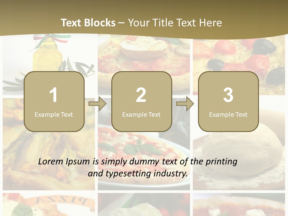 Italian Dinner Basil PowerPoint Template