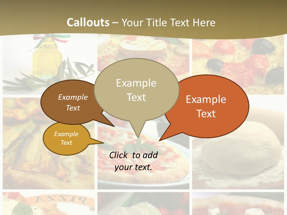 Italian Dinner Basil PowerPoint Template