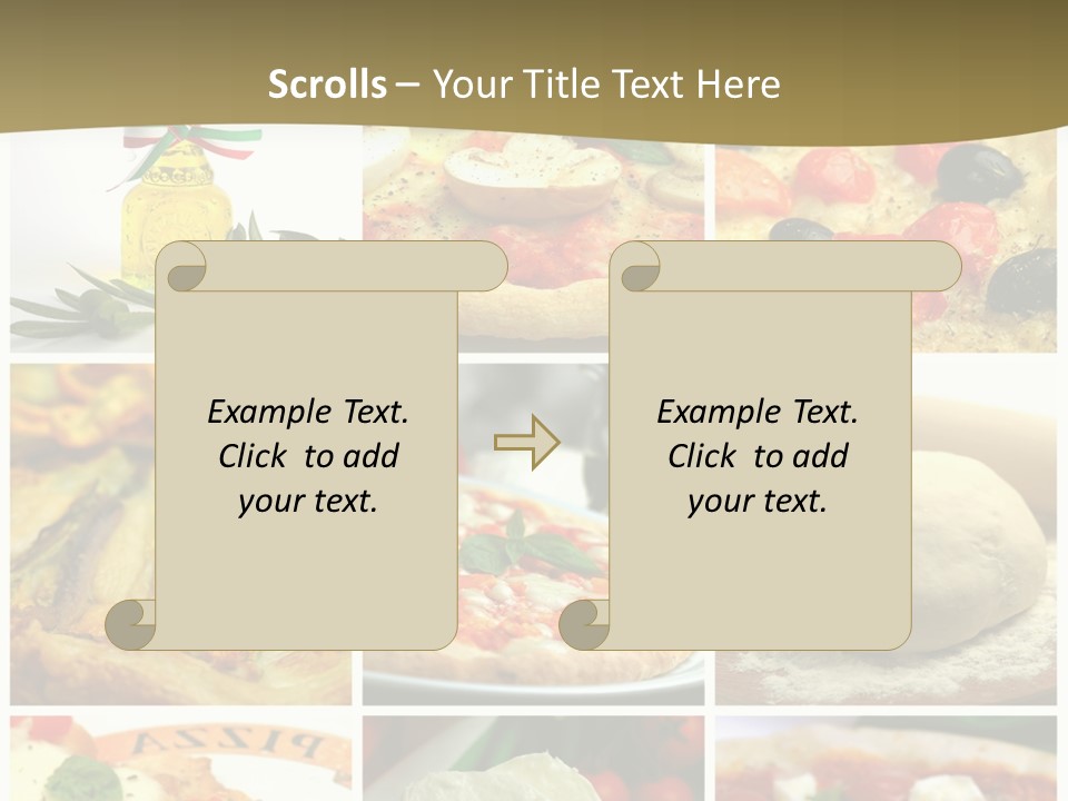 Italian Dinner Basil PowerPoint Template