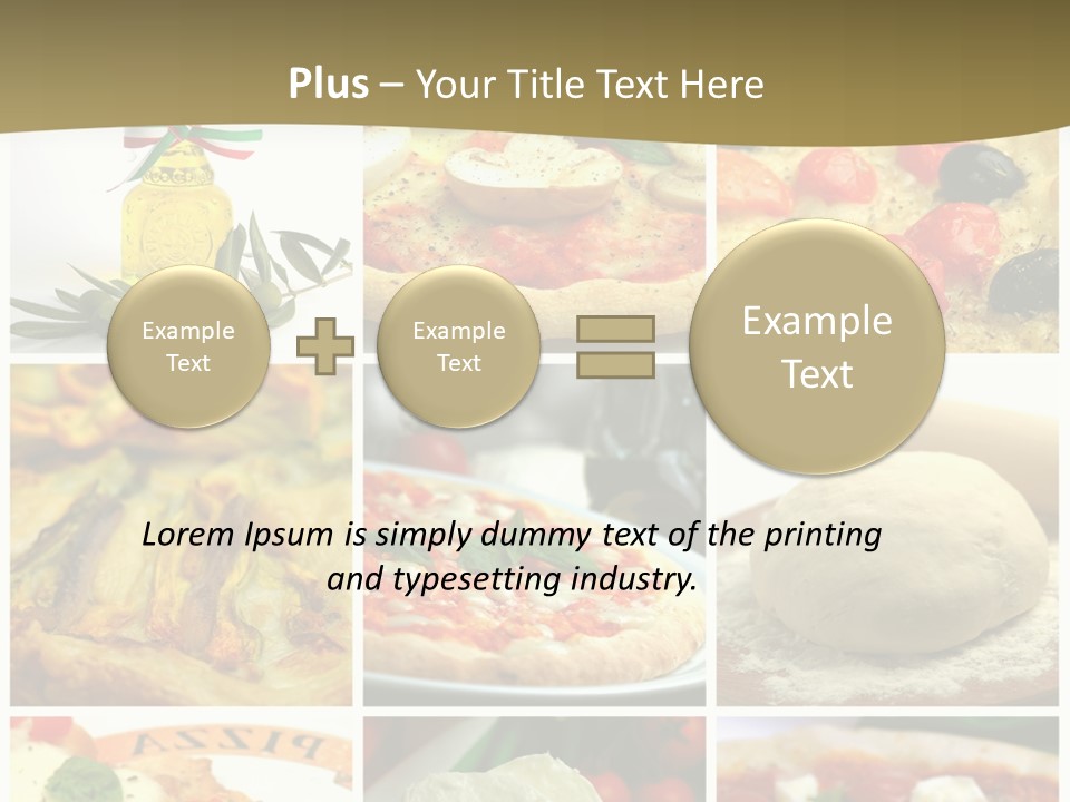 Italian Dinner Basil PowerPoint Template