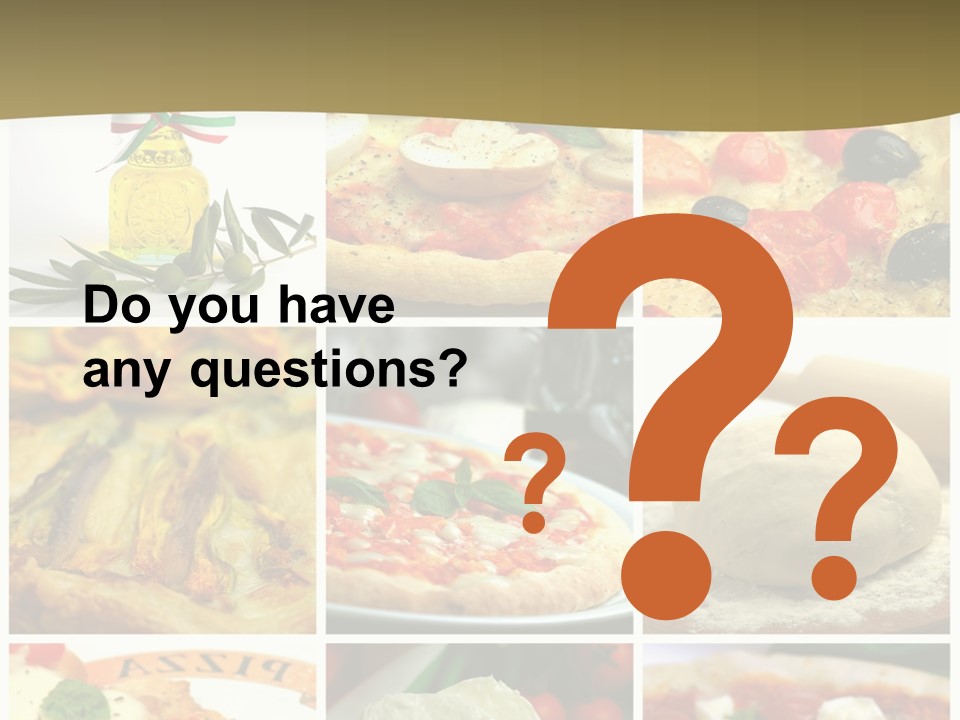 Italian Dinner Basil PowerPoint Template