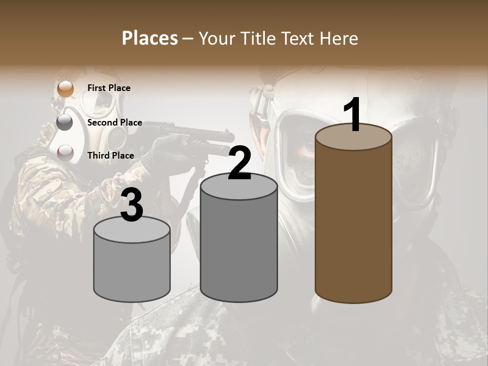 Gun Man Armed PowerPoint Template