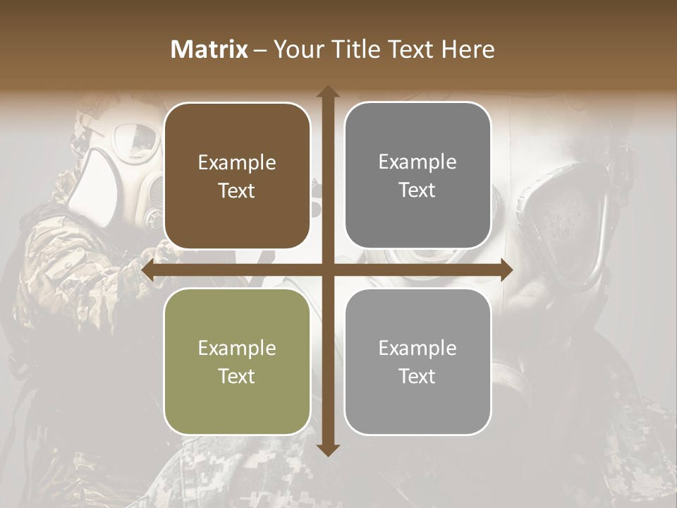 Gun Man Armed PowerPoint Template