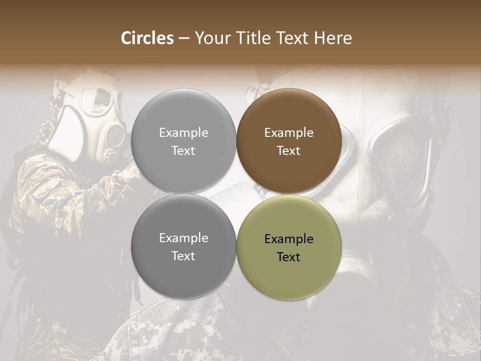 Gun Man Armed PowerPoint Template