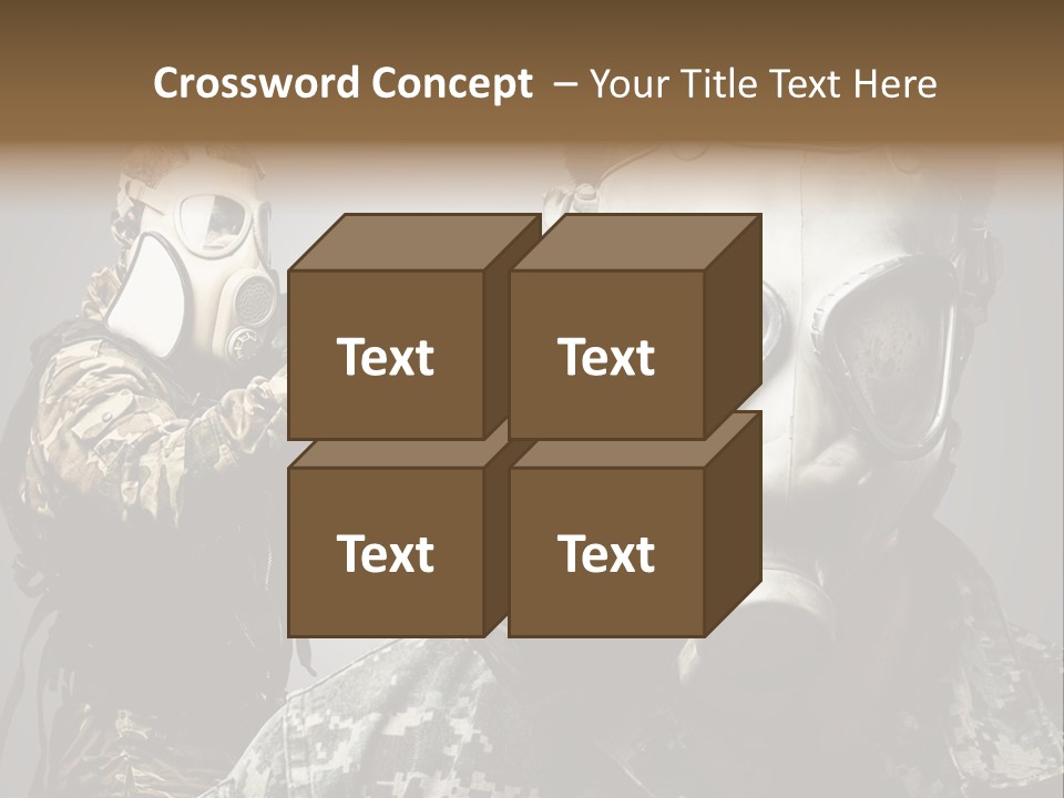 Gun Man Armed PowerPoint Template