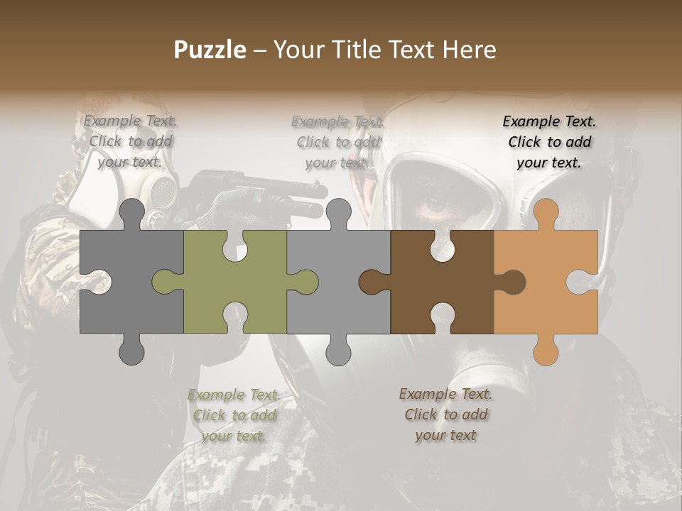 Gun Man Armed PowerPoint Template