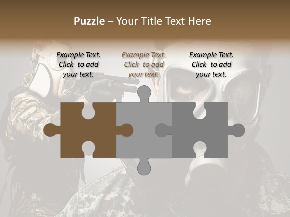 Gun Man Armed PowerPoint Template