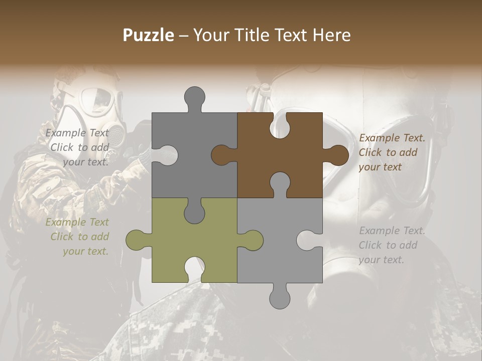 Gun Man Armed PowerPoint Template