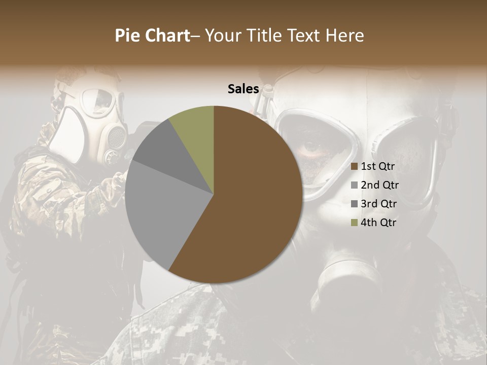 Gun Man Armed PowerPoint Template