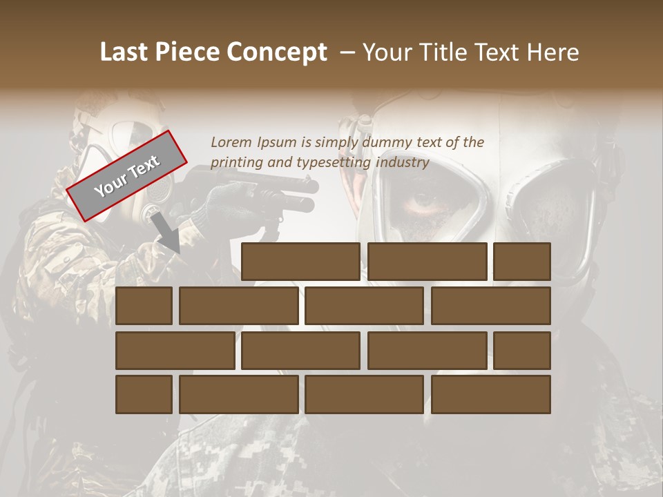 Gun Man Armed PowerPoint Template