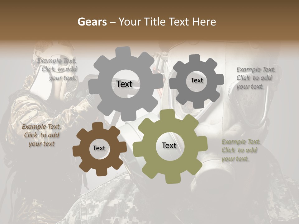 Gun Man Armed PowerPoint Template