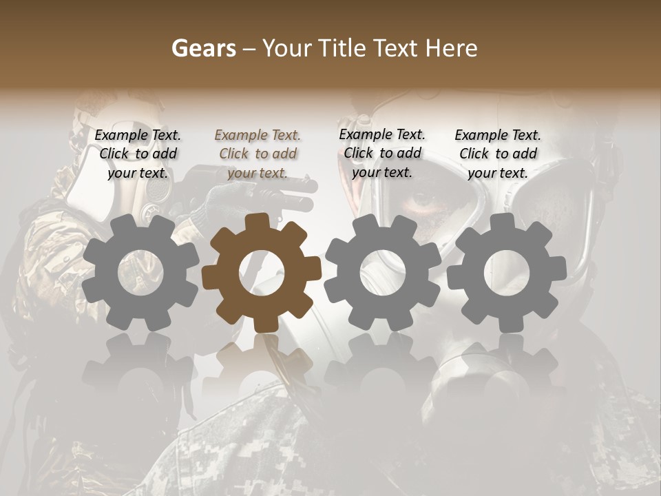 Gun Man Armed PowerPoint Template