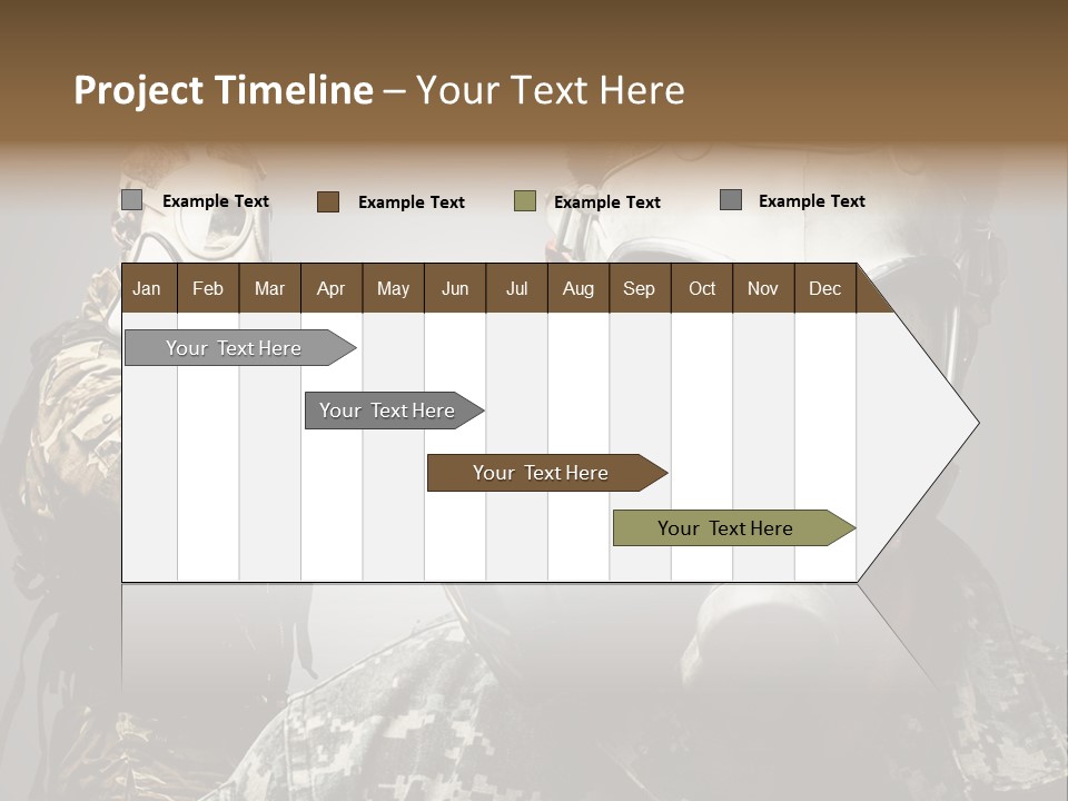 Gun Man Armed PowerPoint Template