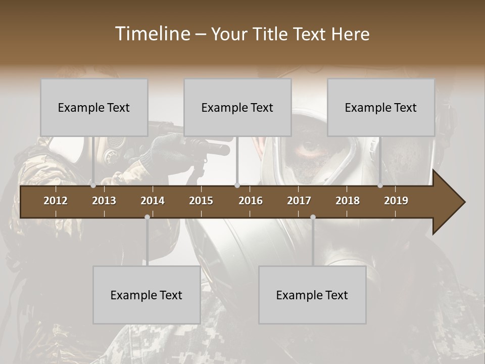 Gun Man Armed PowerPoint Template