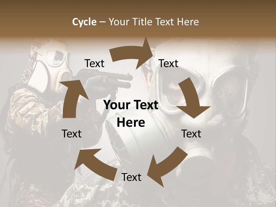 Gun Man Armed PowerPoint Template