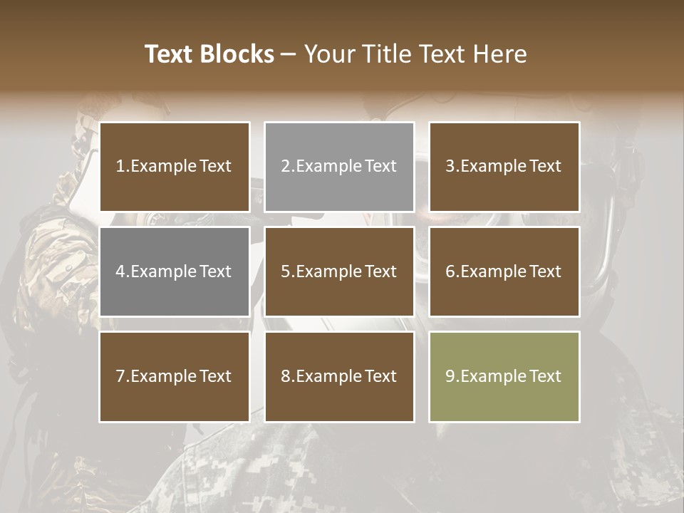 Gun Man Armed PowerPoint Template