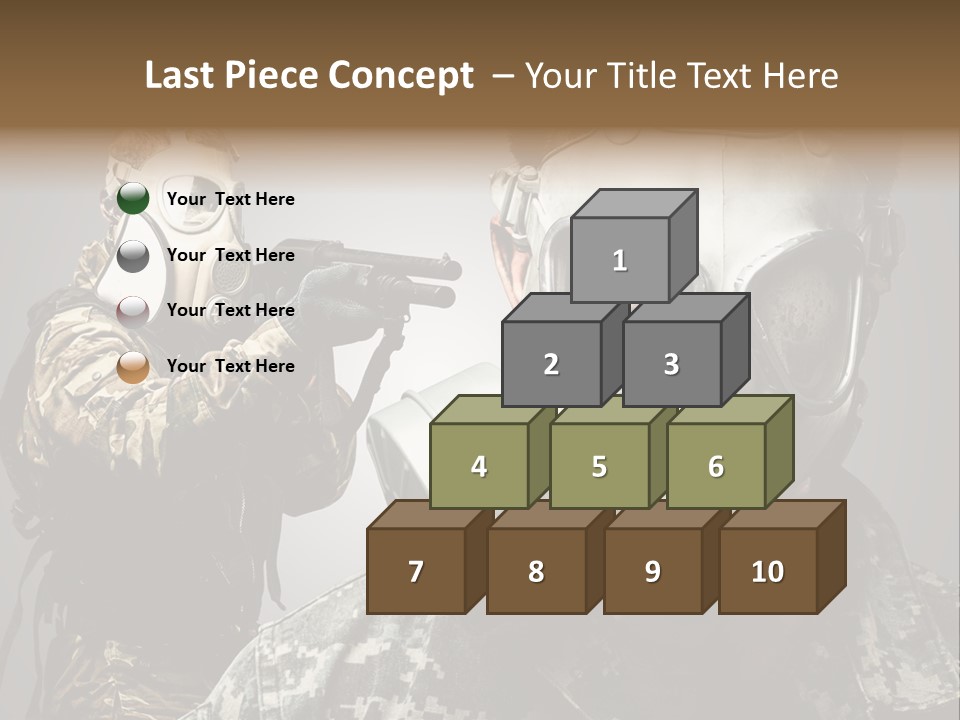 Gun Man Armed PowerPoint Template