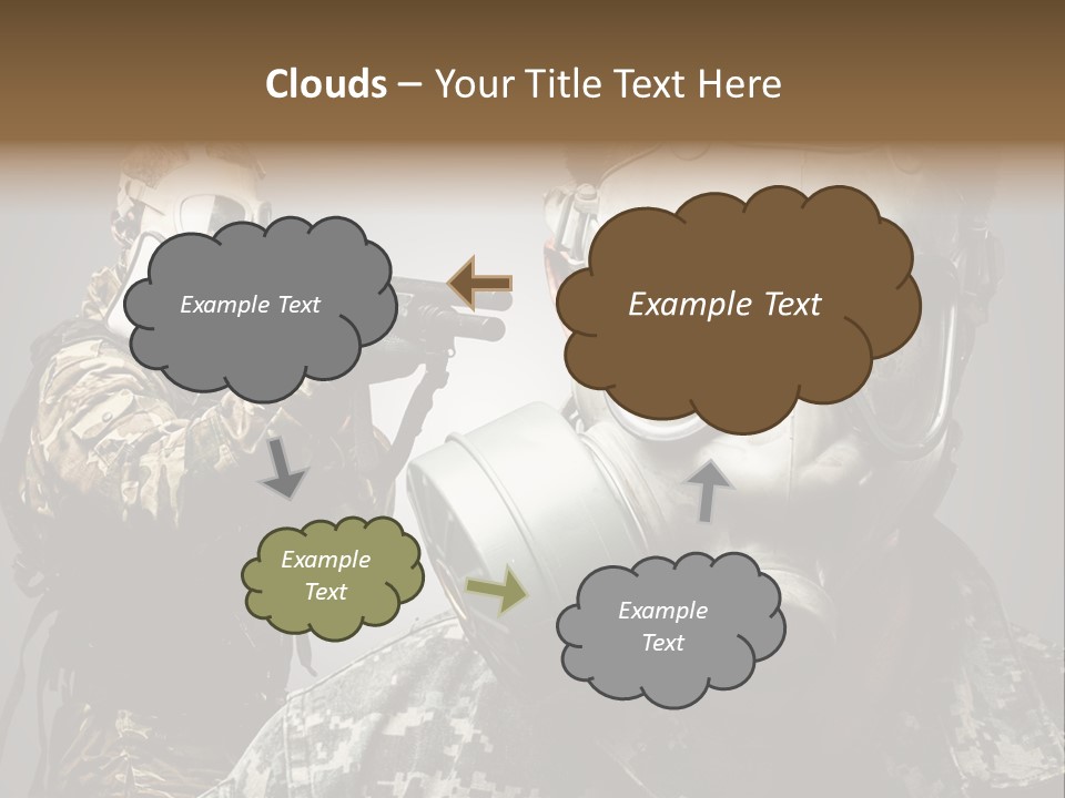 Gun Man Armed PowerPoint Template