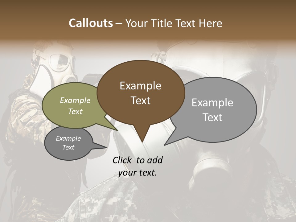 Gun Man Armed PowerPoint Template