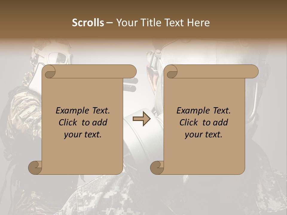 Gun Man Armed PowerPoint Template
