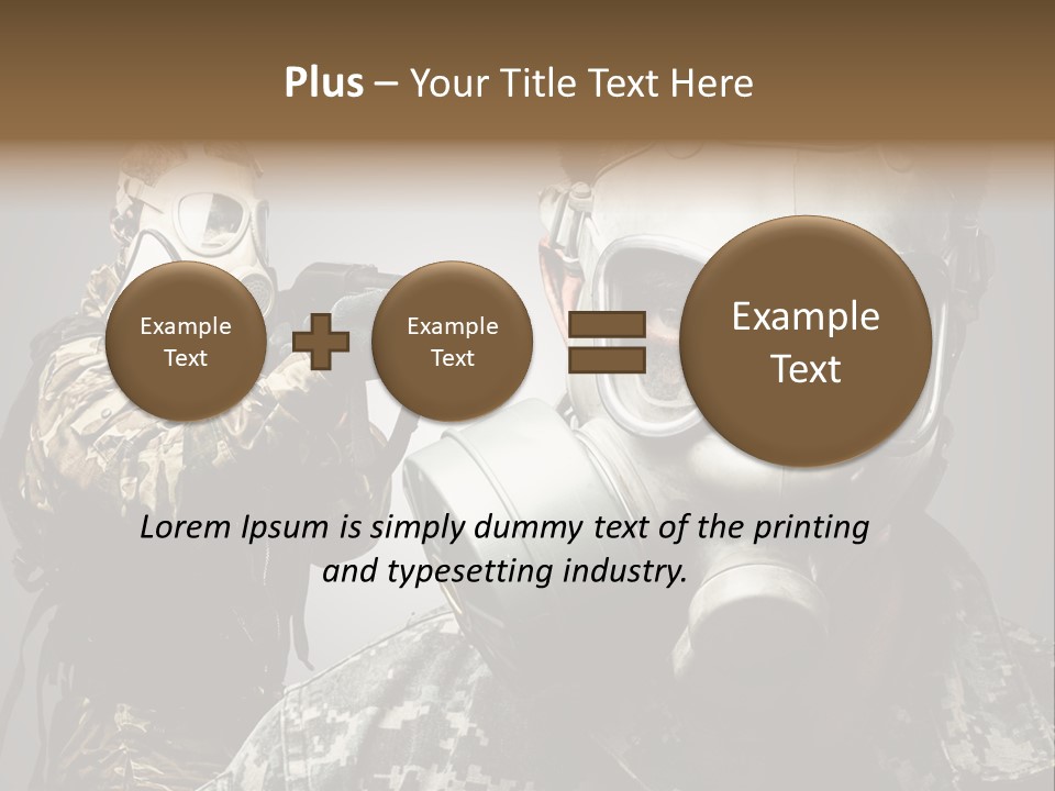 Gun Man Armed PowerPoint Template