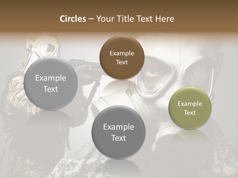 Gun Man Armed PowerPoint Template