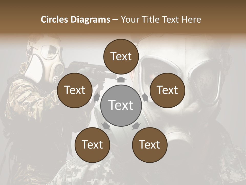 Gun Man Armed PowerPoint Template