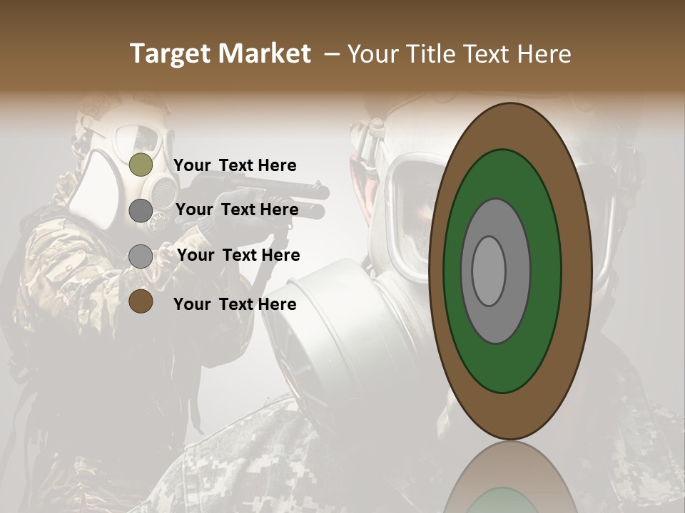 Gun Man Armed PowerPoint Template