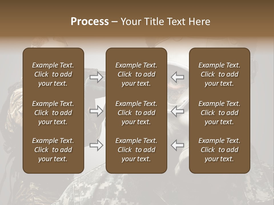 Gun Man Armed PowerPoint Template
