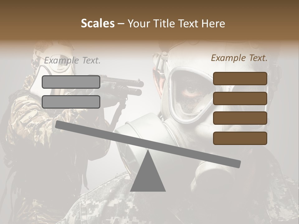 Gun Man Armed PowerPoint Template