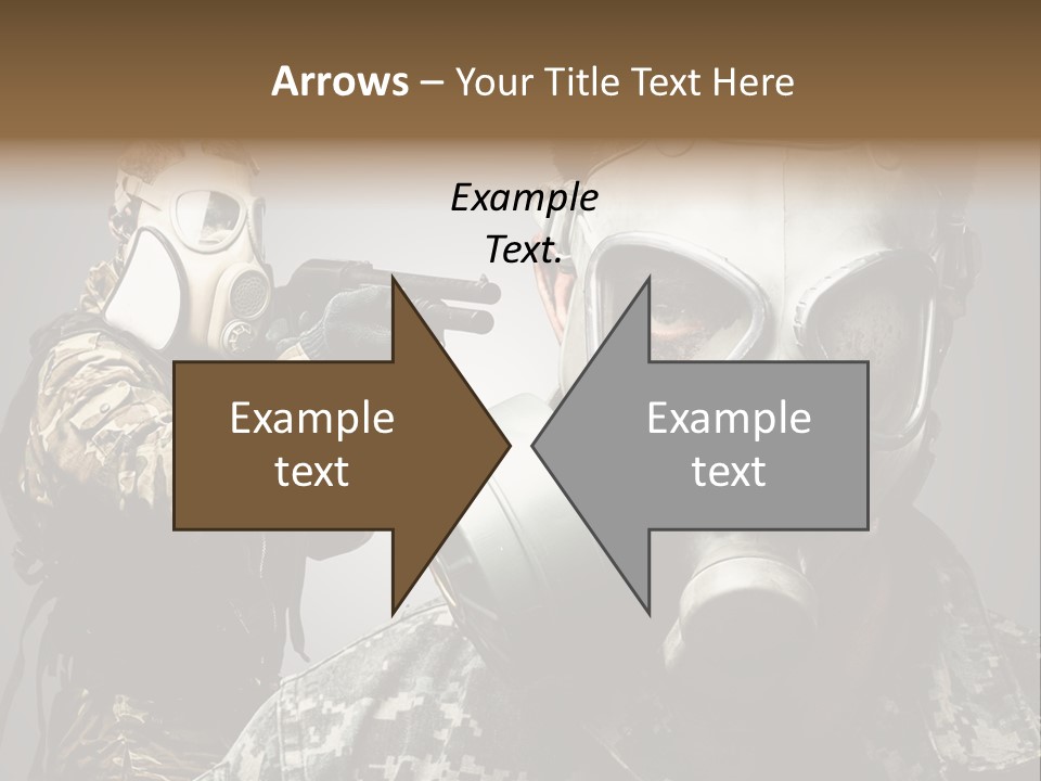 Gun Man Armed PowerPoint Template